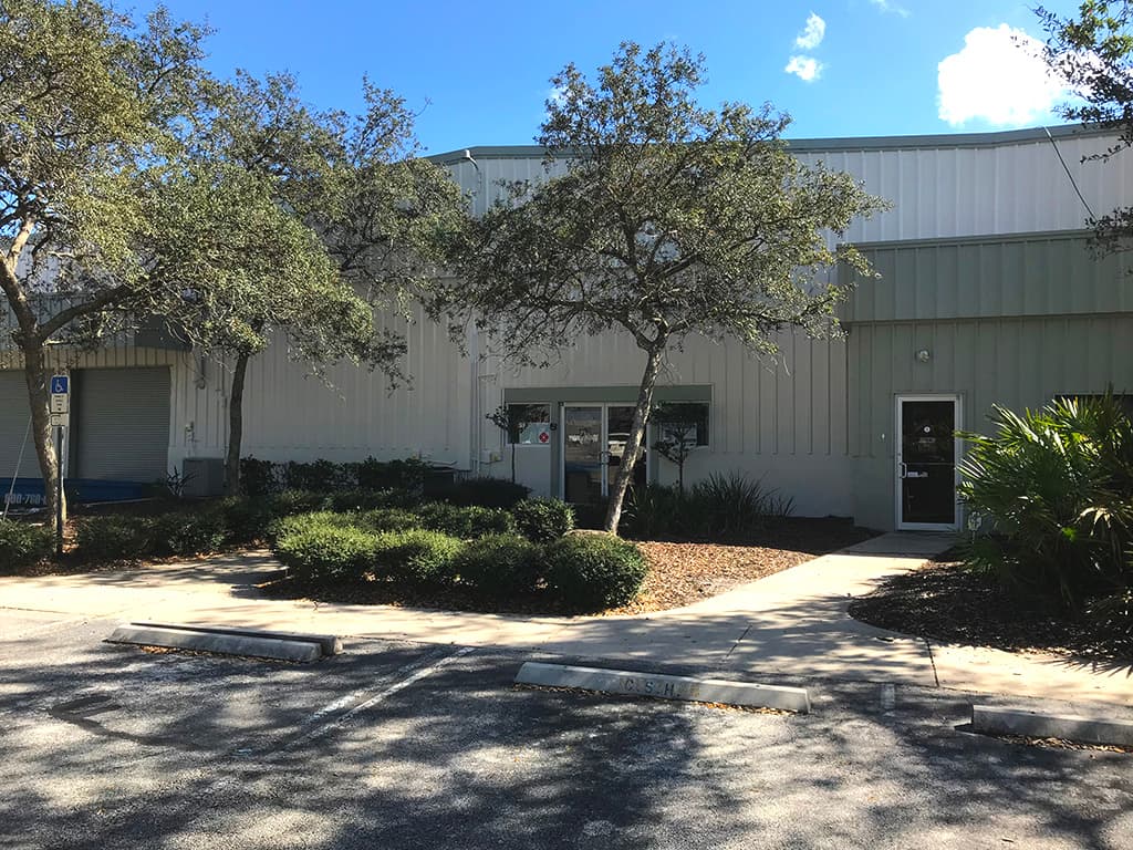 Front entrance of 15 Hargrove Grade warehouse