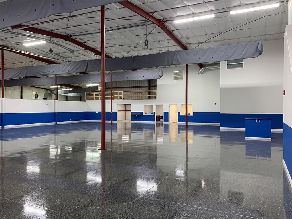 Interior of the 15 Hargrove Grade warehouse