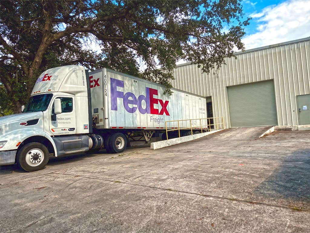 Loading docks at 15 Hargrove Grade warehouse